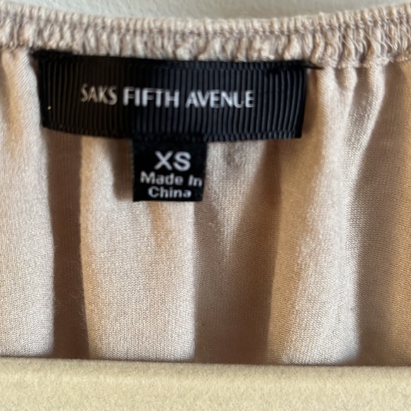 Sax fifth tank top. Faint metallic sheen. XS - Picture 2 of 3